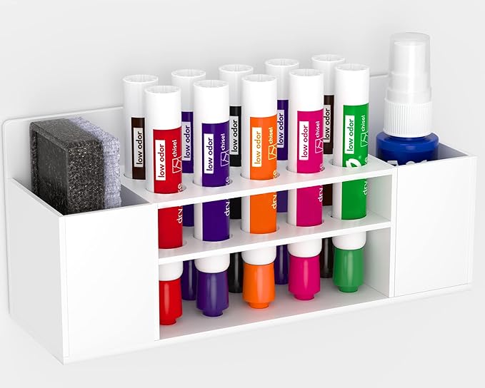 HBlife Acrylic Magnetic Dry Erase Marker Holder by HBlife