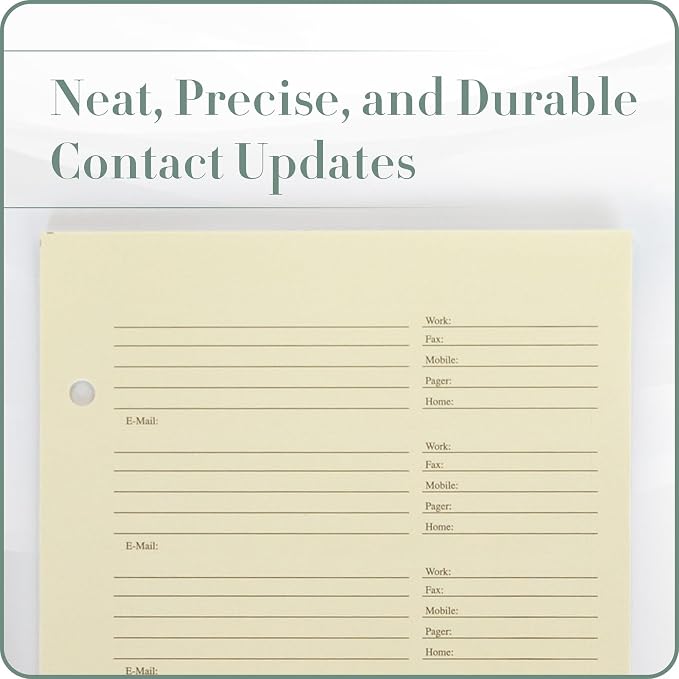 Gallery Leather Address Book Correction Labels - Image 6