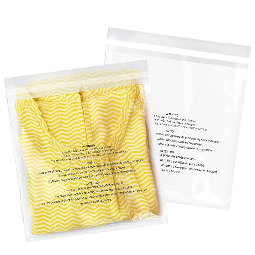 iMailer - 100 Pcs - 11" x 14" Clear Poly Bags by iMailer