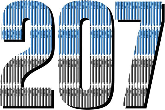 JIMMIDDA Pens Bulk, 207 Pack Ballpoint Black & Blue Ink, 1.0MM Medium Point by JIMMIDDA