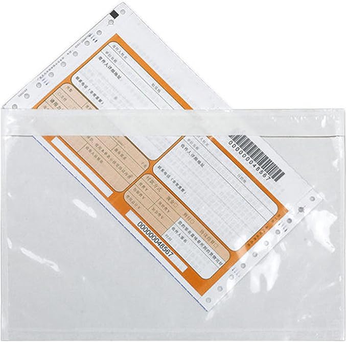 200 Pack 6x9 Shipping Envelopes, Packing List Mailing Envelopes Clear Adhesive by MBLABEL
