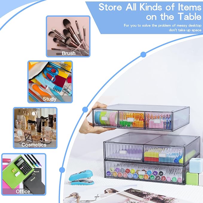 3 Tier Stackable Desk Organizer - Image 5
