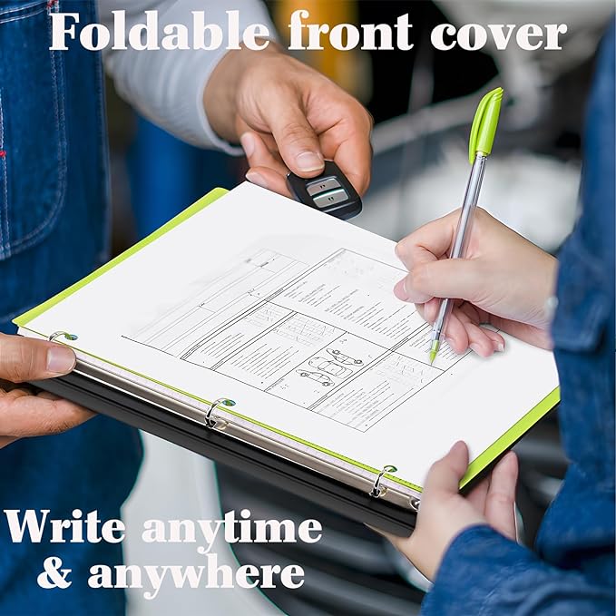 INFUN 1 Inch Telescoping Project Organizer Binder-2PCS, 13 Pocket, Customizable - Image 6