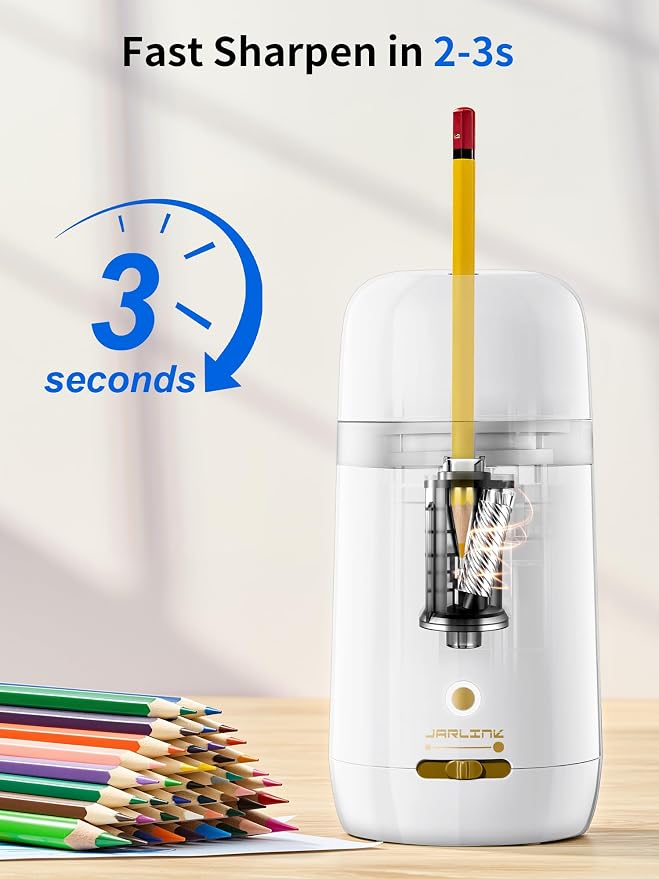 JARLINK Automatic Electric Pencil Sharpener - Image 7