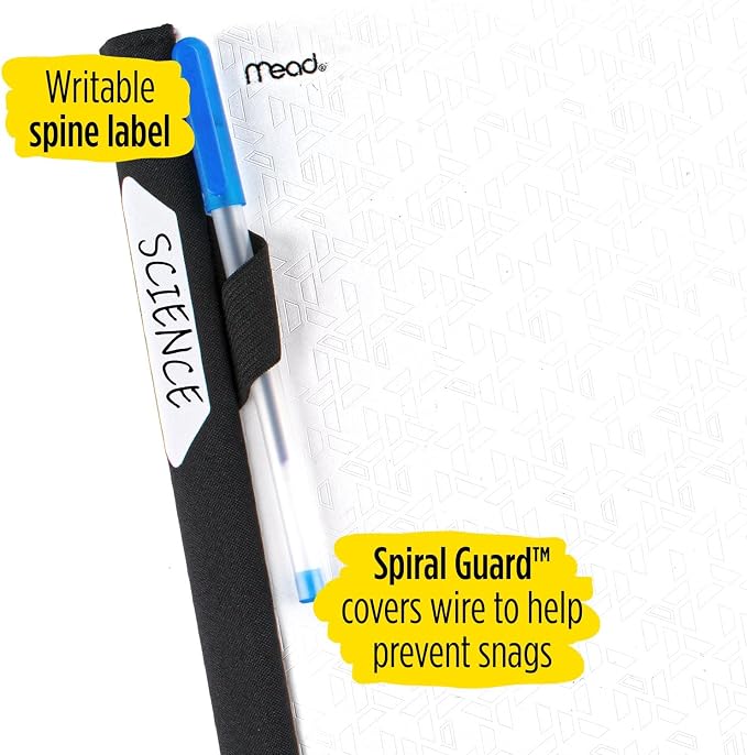 Five Star Advance Spiral Notebook + Study App, 5 Subject, College Ruled Paper - Image 5