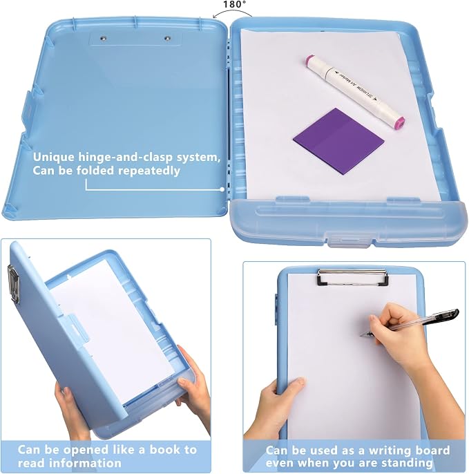 SFLHHDM Clipboard with Pen Holder, Legal Size Nursing Clipboard with Storage - Image 6