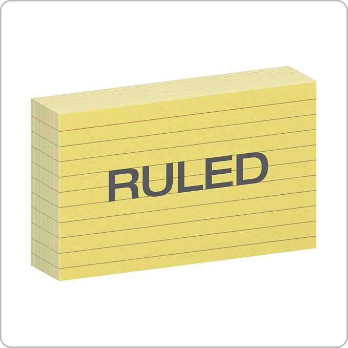 Oxford Ruled Color Index Cards - Image 2
