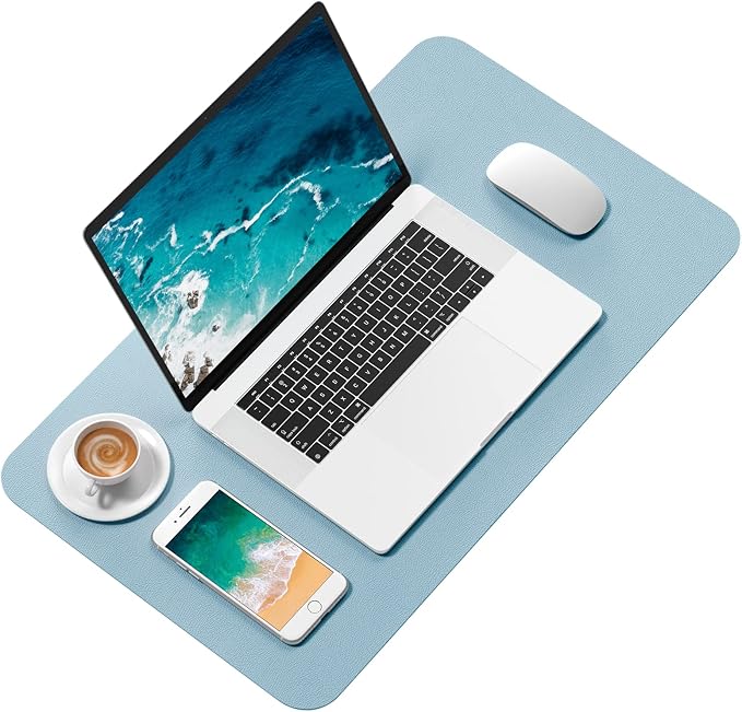 Hsurbtra Desk Pad, 23.6" x 13.8" PU Leather Desk Mat, M Extended Mouse Pad - Image 2
