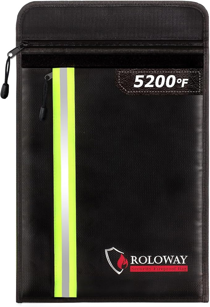ROLOWAY Fireproof Document Bag by ROLOWAY