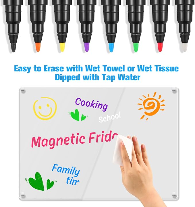 Magnetic Liquid Chalk Markers Wet Erase Markers - Image 6