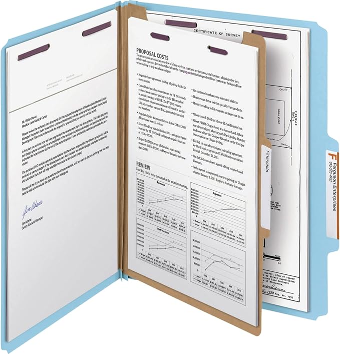 Smead Pressboard Classification File Folder - Image 7