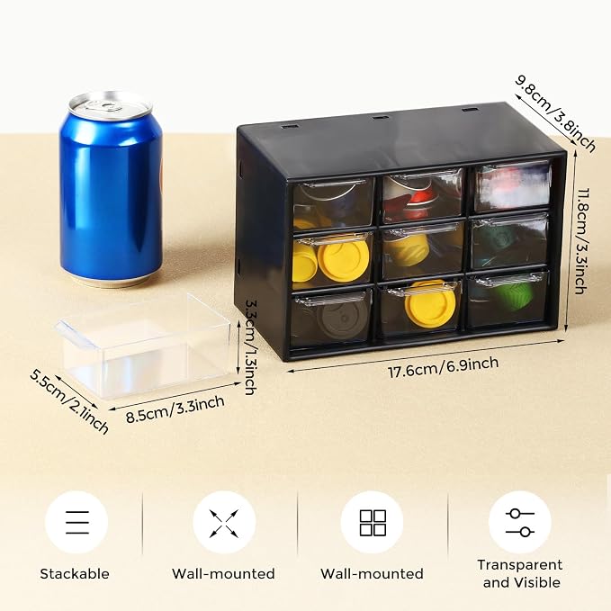 Marsui 4 Pack Desktop Storage Organizer - Image 3