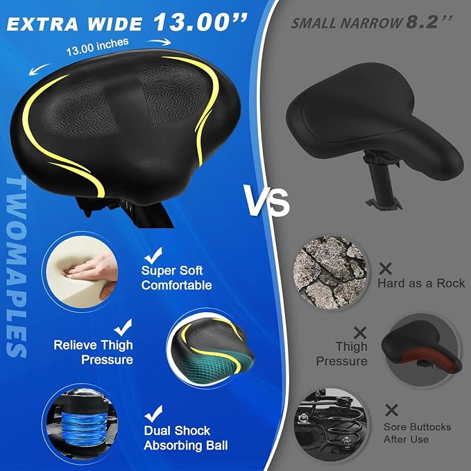 Noseless Bike Seat Cushion for Men & Women - Image 2