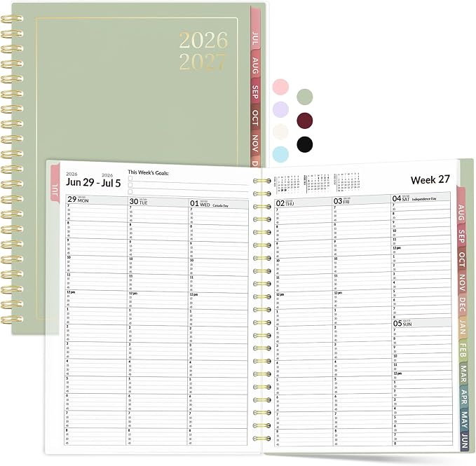 Forvencer Appointment Book Planner 2026-2027, Daily Weekly Monthly Calendar by Forvencer