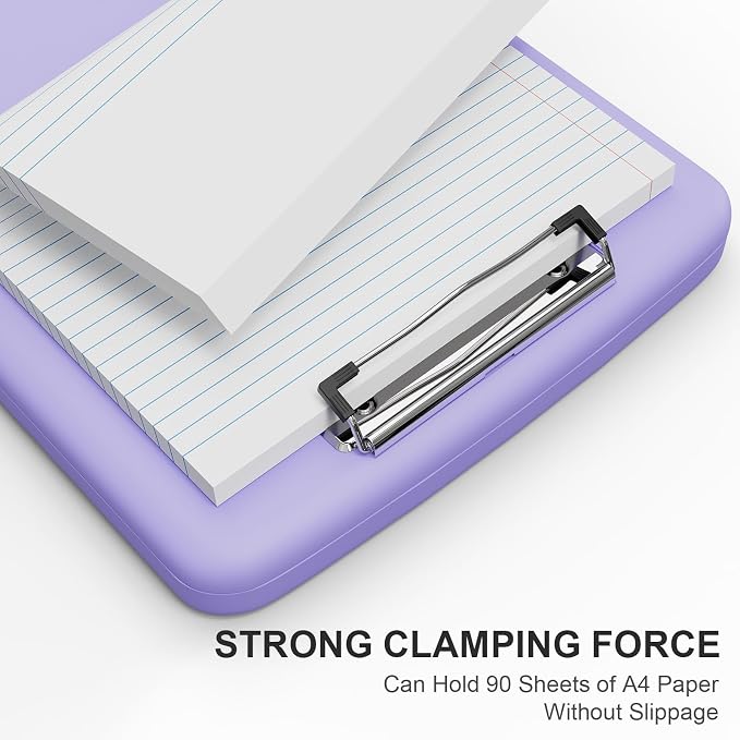 Plastic Clipboard with Storage, 8.5 x 11 Storage Organization Box Side-Opening - Image 4