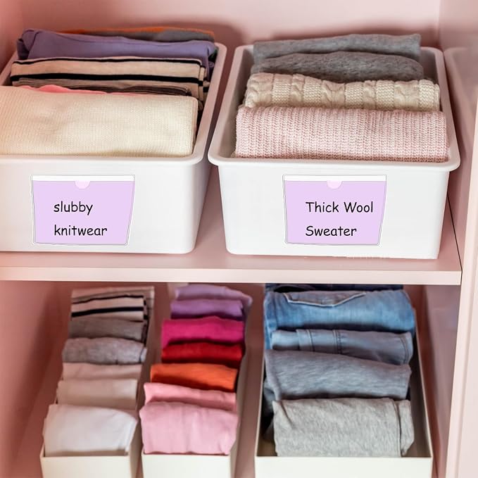 36 Pack Index Card Holder 4x6 Inch, Labels - Image 7