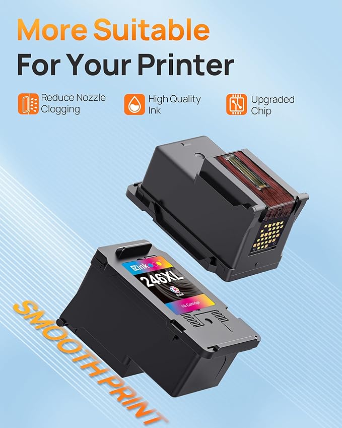 E-Z Ink 245XL Ink Cartridge Replacement for Canon 245XL Black Ink 245 XL PG-245XL PG245XL Works with Pixma MX490 MG2522 TR4520 MG2525 TS3122 TS3322 TS202 MG2520 MG2922 MG3022 (2 Black)-DeskLoop Office