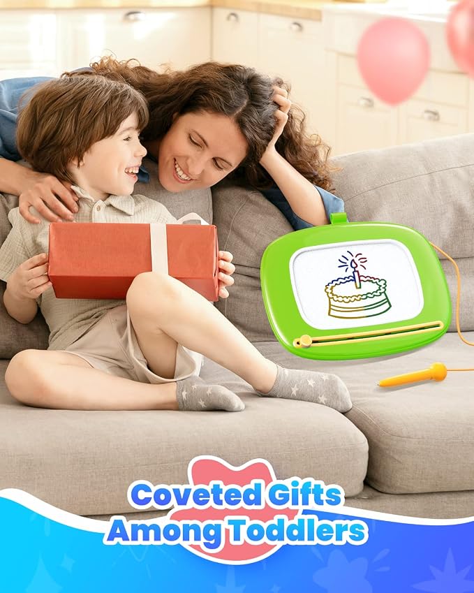 Seimome Toddlers Toys Ages 1-3, Magnetic Drawing Board, Doodle Board Pad - Image 7