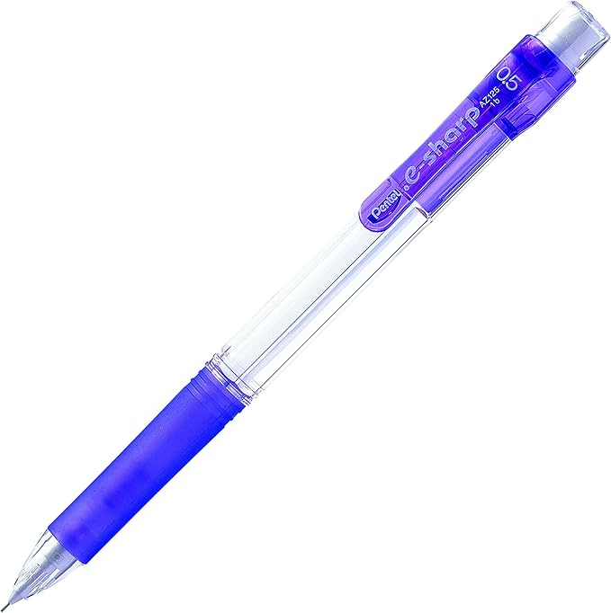 Pentel e-sharp Automatic Pencil, Violet Accents, Box of 12 - Image 2