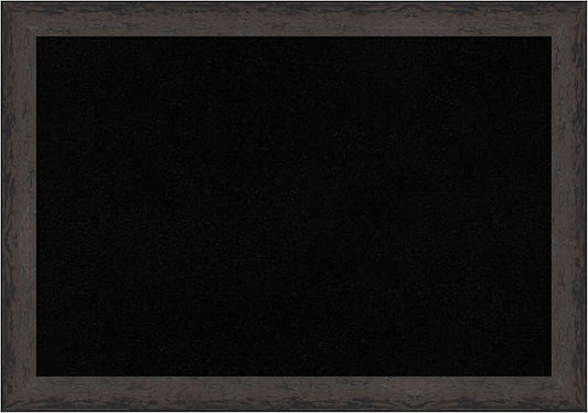 Amanti Art Black Cork Board for Wall, 19x27 Vision Board with Black Wood Frame, Medium Corkboard Office Decor for Home Organization, Modern Corkboard Pinboard to Display Items for Home Organization-DeskLoop Office