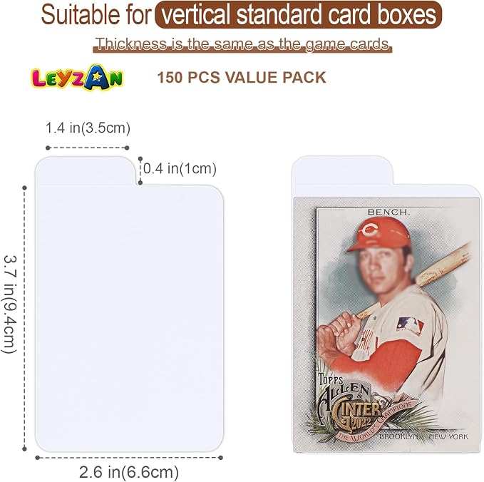 Trading Card Dividers, Baseball/MTG/TCG/Sports/Game Cards Organizer, Standard - Image 2