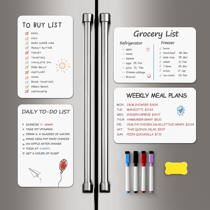 6 Pack Magnetic Dry Erase Board Sheet - Image 6