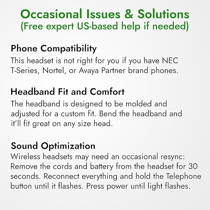 Leitner LH675 3-in-1 Wireless Office Headset with Mic – Wireless DECT Headset for Office Phone, Computer and Cell Phone – 5 Year Warranty – Dual-Ear