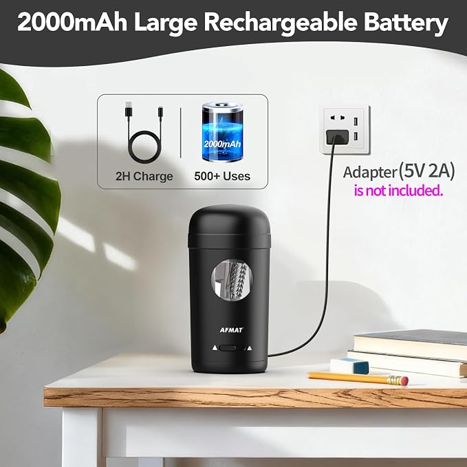 AFMAT Electric Pencil Sharpener, Fully Automatic Pencil Sharpener - Image 5