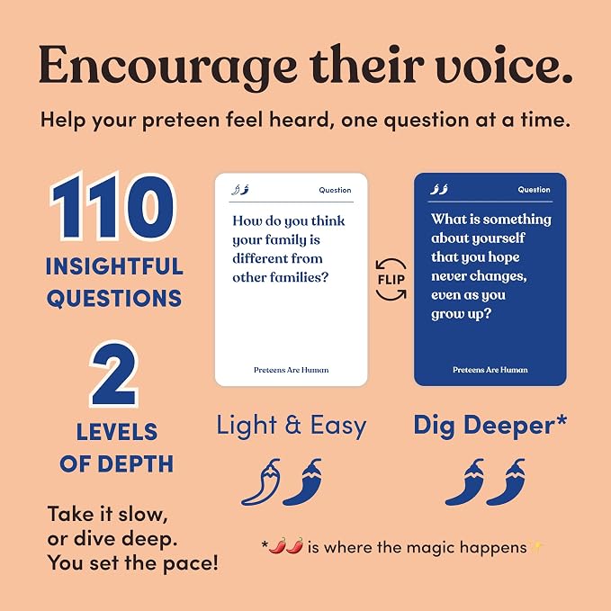 Preteens are Human | 140 Conversation Cards to Help You Get to Know Preteens | - Image 5