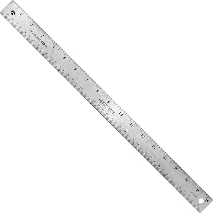 Westcott Stainless Steel Ruler Set - Image 7