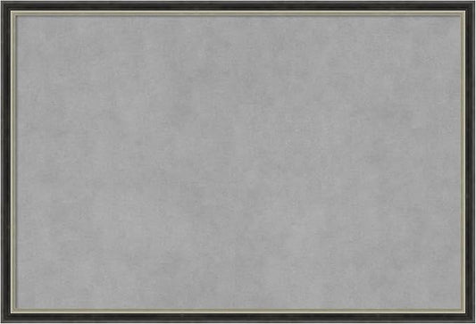Amanti Art Black Framed Magnetic Board 17x25 Medium Vision Board by AmantiArt