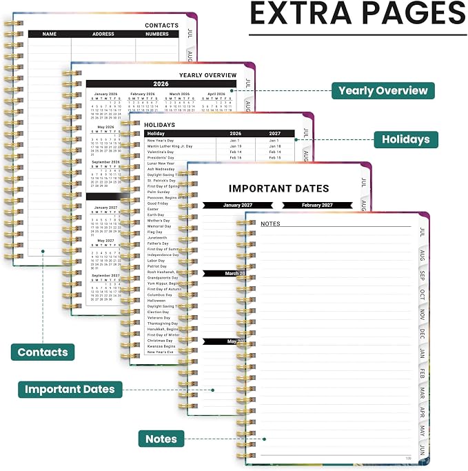 Planner 2026-2027, Monthly and Weekly Academic Planner July 2026 - Image 5