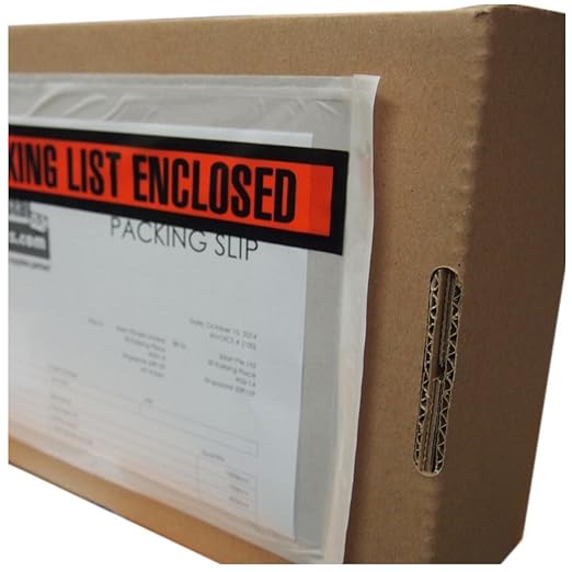 SALES4LESS - Packing List Envelopes, Adhesive Invoice Enclosed Pouches - Image 4