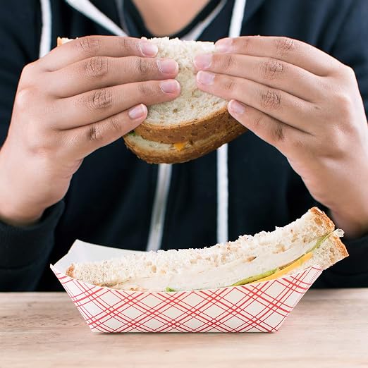 Super Z Outlet Disposable Paper Food Tray - Image 6