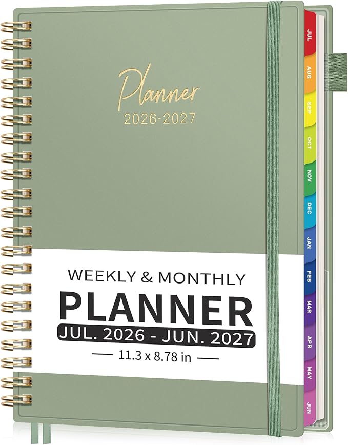 EMSHOI 2026-2027 Appointment Book, 15-Minute Hourly Academic Planner, Large Size by EMSHOI