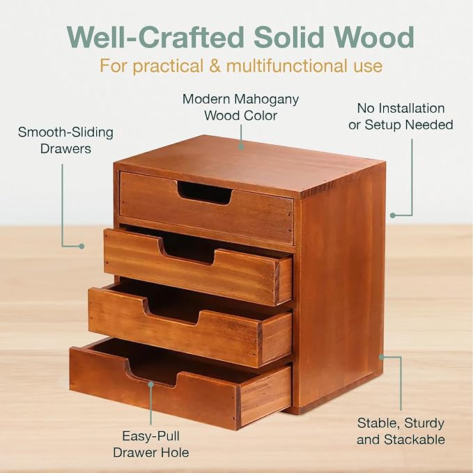 4-piece Drawer Cabinet Bundle Set - Image 4
