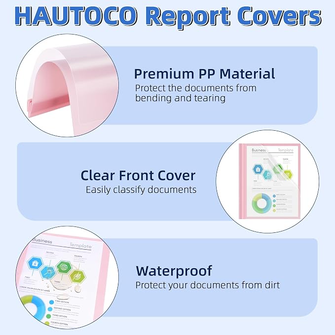 HAUTOCO 30 Pack Report Covers - Image 5