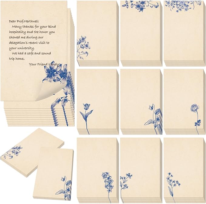 Spiareal 100 Pcs Blank Note Cards Blank Decorative Notecards Index Cards Bulk by Spiareal