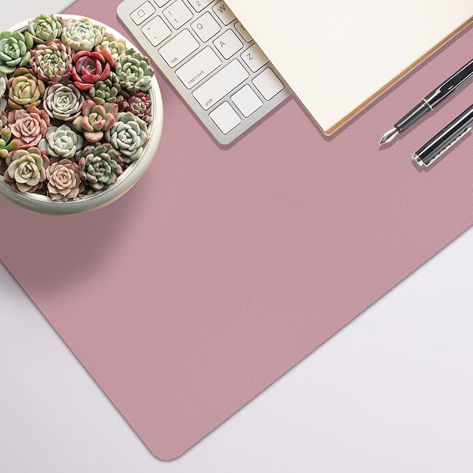 Non-Slip Desk Pad Mat, Leather Desk Mat - Image 7