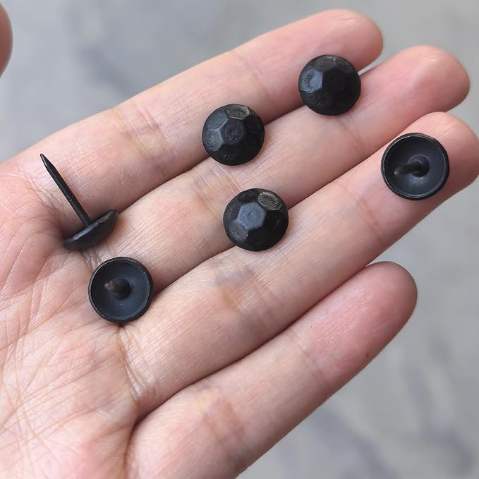 110pcs Upholstery Tacks for Furniture, Metal Upholstery Nails Decorative Thumb - Image 6