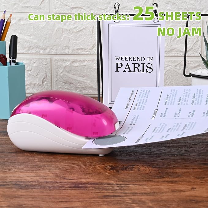 Electric Stapler, Including 2000 Staples and 1 Staple Remover, Suitable - Image 4