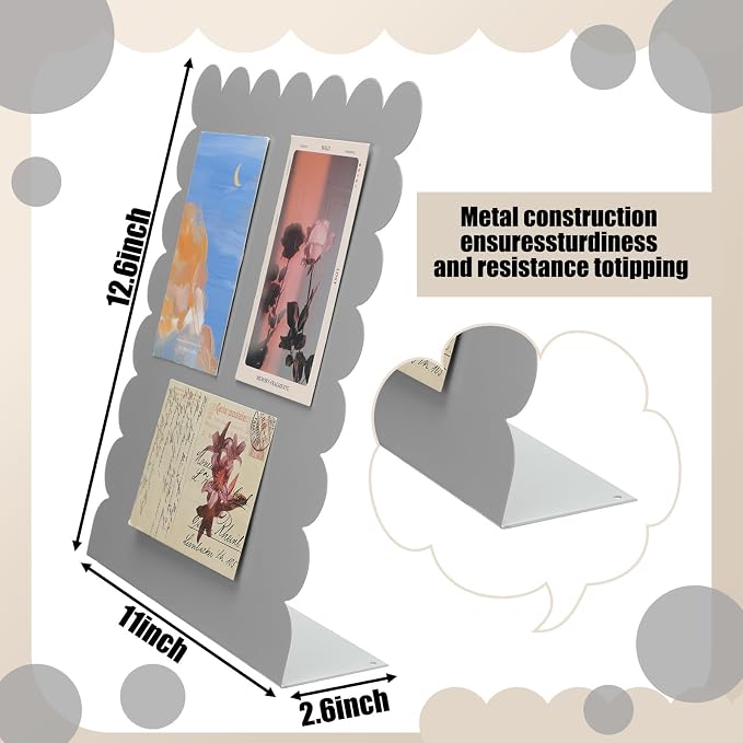 Gueevin 2 Pcs Magnet Board Standing Magnetic Metal Board - Image 3