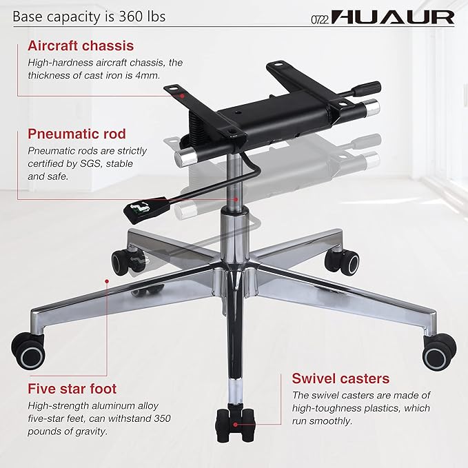 Genuine Leather Modern Executive Chair High-Back Support 90 to 150 Degrees Tilt and Upholstered Home Desk Chair with Base 400LB Capacity Swivel Computer Office Chair (Orange)-DeskLoop Office