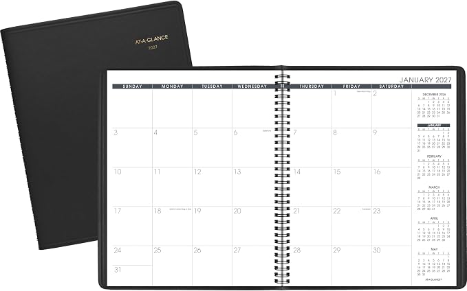 AT-A-GLANCE 2027 Planner, 15-Month Jan-Mar, Unruled Daily Blocks - Image 9