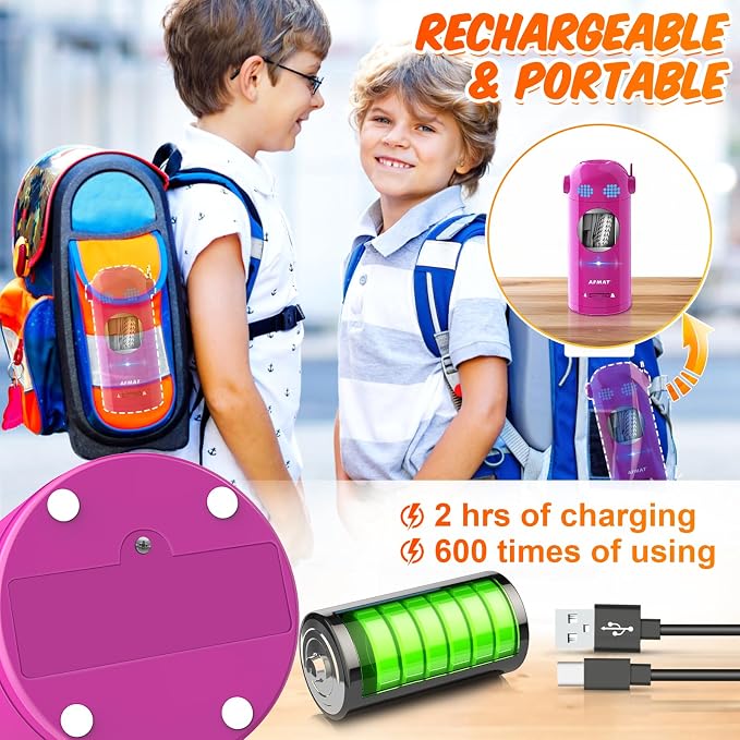 AFMAT Electric Pencil Sharpener, Fully Automatic Colored Pencil Sharpener - Image 5