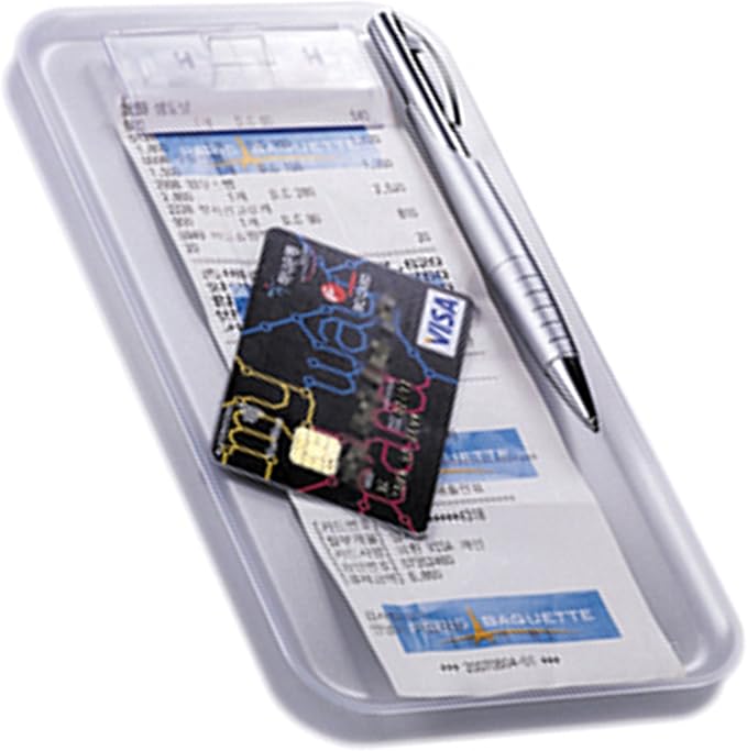 Sysmax Compact Clip Board Receipt Bill Memo Credit Card Holder A6 by LITEMSYSMAX