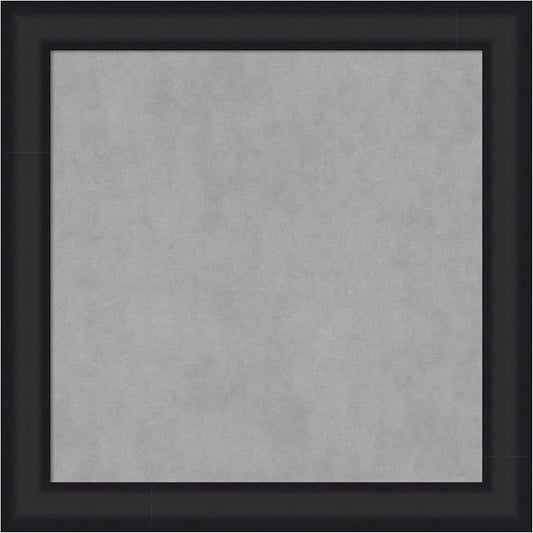Amanti Art Black Framed Magnetic Board 29x29 Medium Vision Board by AmantiArt