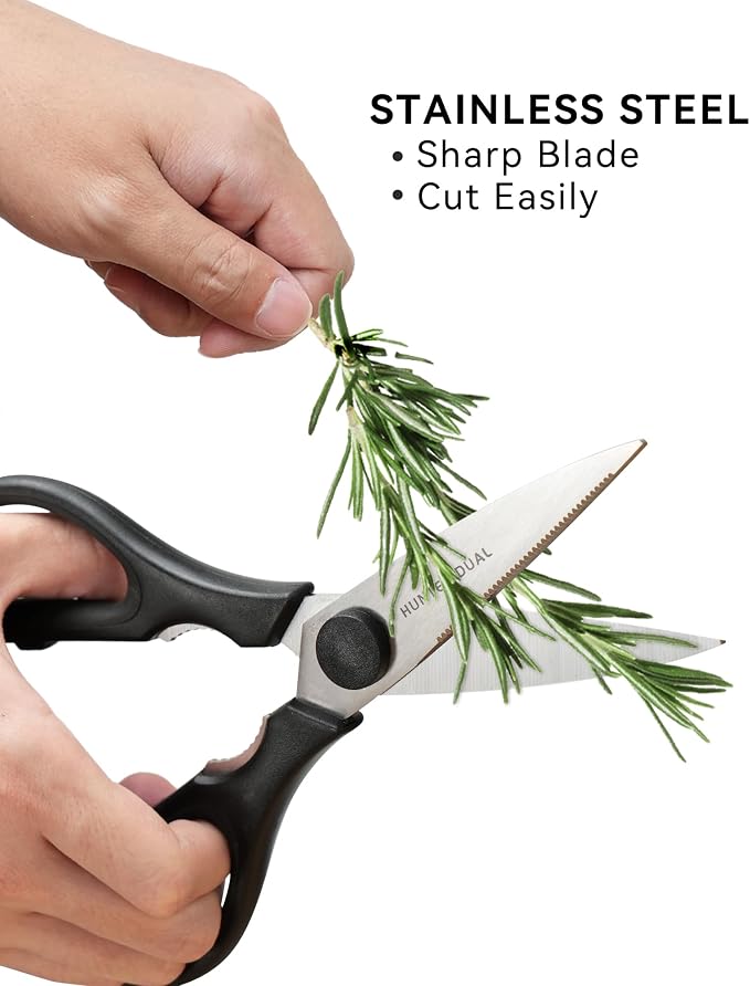 Kitchen Scissors for Food, HUNTER.DUAL Heavy Duty Come Apart Poultry Shears for - Image 4