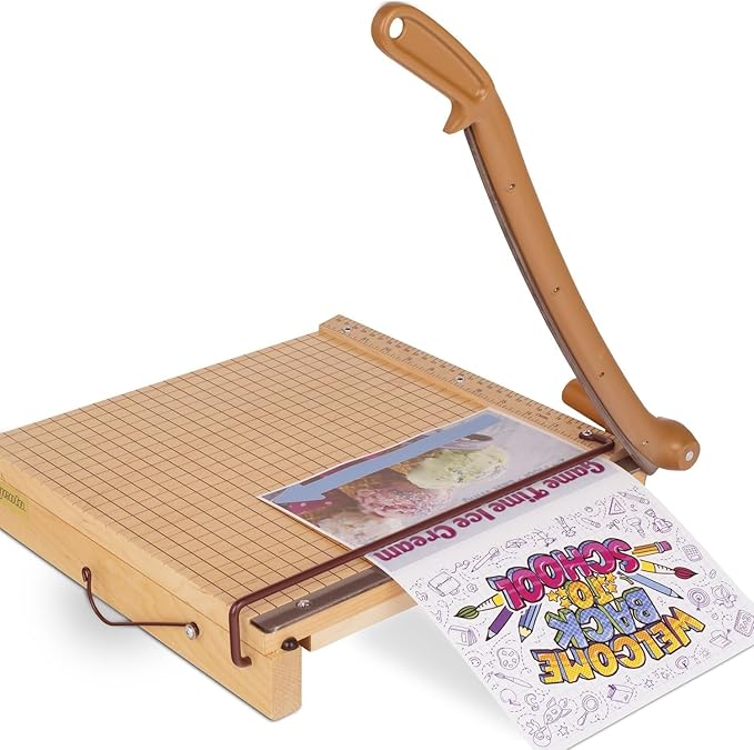 Swingline Paper Trimmer, Guillotine Paper Cutter, 12" Cut Length, 15 Sheet Capacity, ClassicCut Ingento (1132)-DeskLoop Office