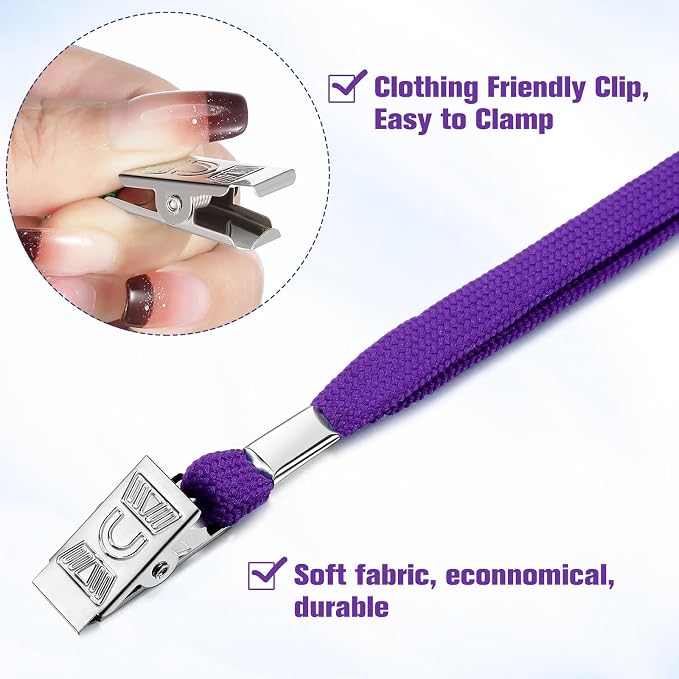 Marspark 100 Pcs ID Badge Holder - Image 4